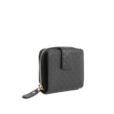 Gucci Guccissima small zipped leather wallet 449395 BMJ1G 1000 thumbnail 3